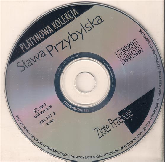 Platynowa kolekcja - Złote przeboje CD - 2003 - płyta.jpg