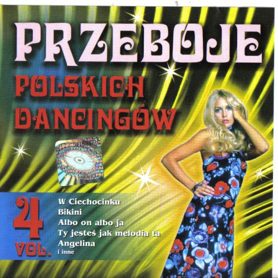 PIOSENKI DANCINGOWE - Przeboje polskich dancingów 4 - przód.jpg